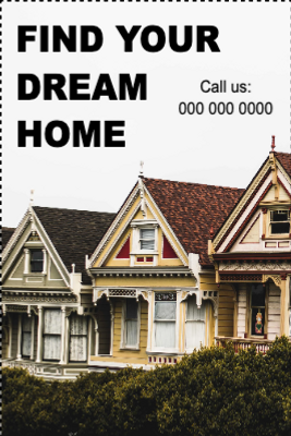 Custom Outdoor Yard Signs Multiple Sizes Your Dream Home