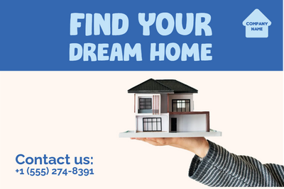 Custom Outdoor Yard Signs Multiple Sizes Your Dream Home
