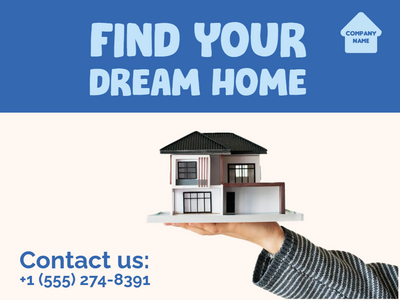 Custom Outdoor Yard Signs Multiple Sizes Your Dream Home