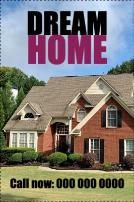 Custom Outdoor Yard Signs Multiple Sizes Dream Home