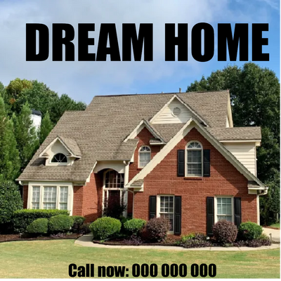 Custom Outdoor Yard Signs Multiple Sizes Dream Home