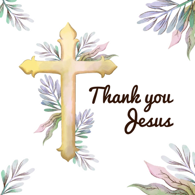 Custom Outdoor Yard Signs Multiple Sizes Thank You Jesus