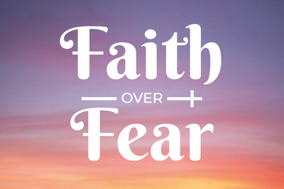 Custom Outdoor Yard Signs Multiple Sizes Faith Over Fear