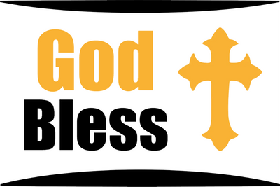 Custom Outdoor Yard Signs Multiple Sizes God Bless