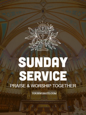 Custom Outdoor Yard Signs Multiple Sizes Sunday Service