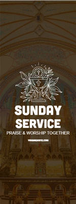 Custom Outdoor Yard Signs Multiple Sizes Sunday Service