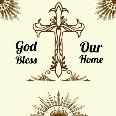 Custom Outdoor Yard Signs Multiple Sizes God Bless Our Home