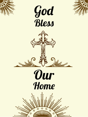 Custom Outdoor Yard Signs Multiple Sizes God Bless Our Home