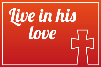 Custom Outdoor Yard Signs Multiple Sizes Live In His Love