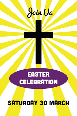 Custom Outdoor Yard Signs Multiple Sizes Easter Celebration