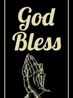 Custom Outdoor Yard Signs Multiple Sizes God Bless Pray