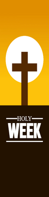 Custom Outdoor Yard Signs Multiple Sizes Holy Week Sign