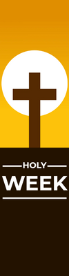 Custom Outdoor Yard Signs Multiple Sizes Holy Week Sign