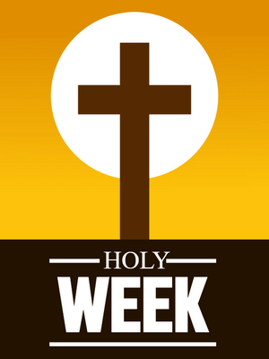 Custom Outdoor Yard Signs Multiple Sizes Holy Week Sign