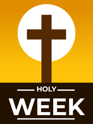 Custom Outdoor Yard Signs Multiple Sizes Holy Week Sign