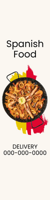 Custom Outdoor Yard Signs Multiple Sizes Spanish Food