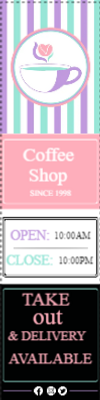 Custom Outdoor Yard Signs Multiple Sizes Coffee Shop