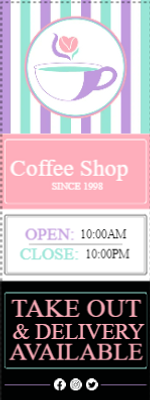 Custom Outdoor Yard Signs Multiple Sizes Coffee Shop