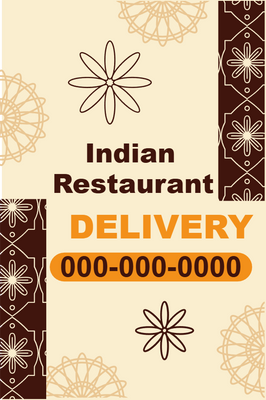 Custom Outdoor Yard Signs Multiple Sizes Indian Restaurant
