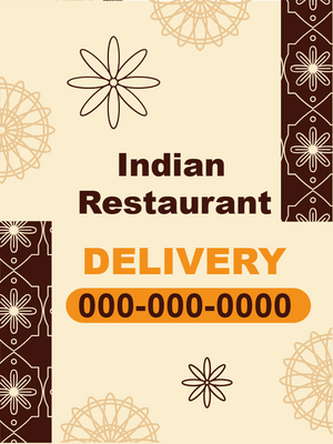 Custom Outdoor Yard Signs Multiple Sizes Indian Restaurant