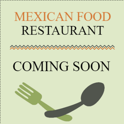 Custom Outdoor Yard Signs Multiple Sizes Mexican Food Restaurant