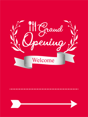 Custom Outdoor Yard Signs Multiple Sizes Grand Opening