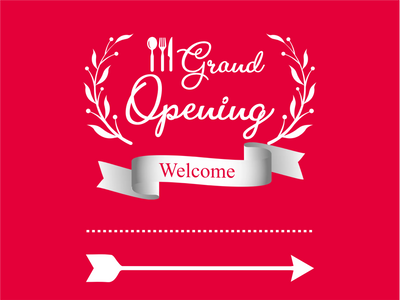 Custom Outdoor Yard Signs Multiple Sizes Grand Opening