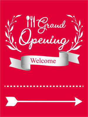 Custom Outdoor Yard Signs Multiple Sizes Grand Opening