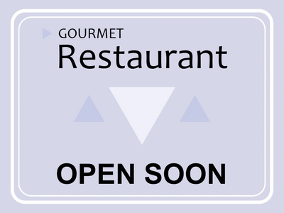 Custom Outdoor Yard Signs Multiple Sizes For Restaurant