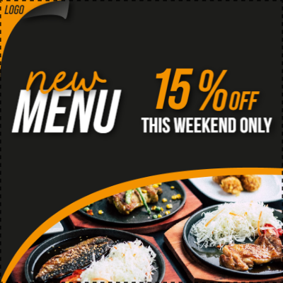 Custom Outdoor Yard Signs Multiple Sizes Weekend Menu