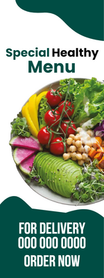 Custom Outdoor Yard Signs Multiple Sizes Special Healthy Menu