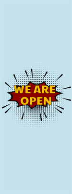 Custom Outdoor Yard Signs Multiple Sizes We Are Open