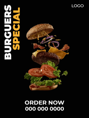 Custom Outdoor Yard Signs Multiple Sizes Burger Special