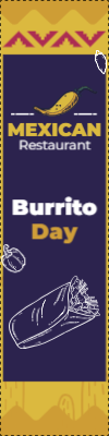 Custom Outdoor Yard Signs Multiple Sizes Mexican Restaurant