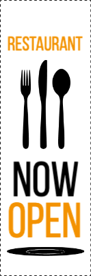 Custom Outdoor Yard Signs Multiple Sizes Restaurant Now Open