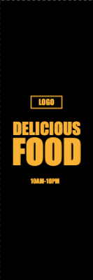 Custom Outdoor Yard Signs Multiple Sizes Delicious Food