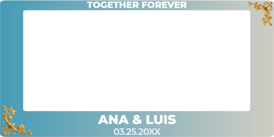 Custom Selfie Frame Together Forever