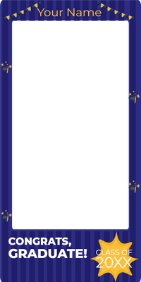 Custom Selfie Frame Congrats 20XX