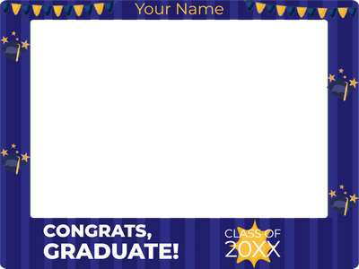 Custom Selfie Frame Congrats 20XX