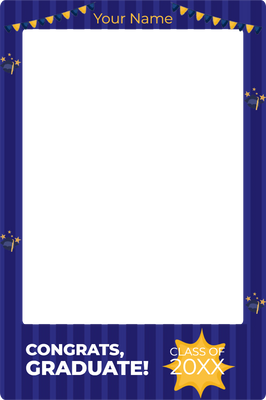 Custom Selfie Frame Congrats 20XX