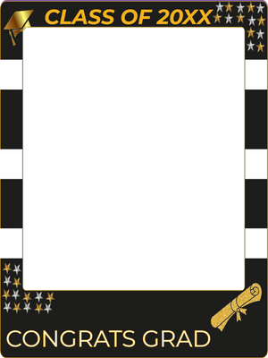 Custom Selfie Frame Congrats Grad
