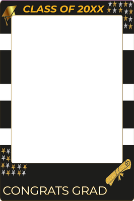 Custom Selfie Frame Congrats Grad