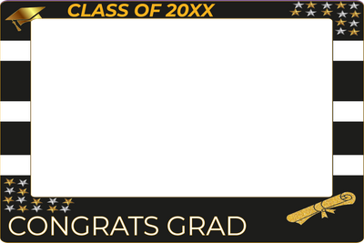 Custom Selfie Frame Congrats Grad