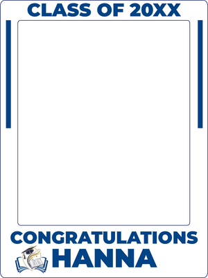 Custom Selfie Frame Congratulations Hanna