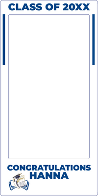 Custom Selfie Frame Congratulations Hanna
