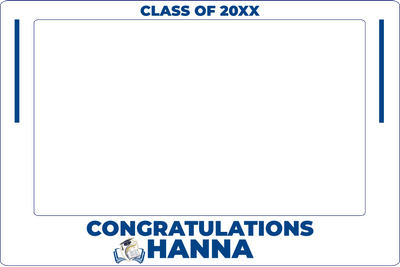 Custom Selfie Frame Congratulations Hanna