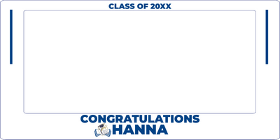 Custom Selfie Frame Congratulations Hanna