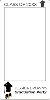 Custom Selfie Frame Graduation Party