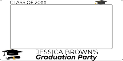 Custom Selfie Frame Graduation Party