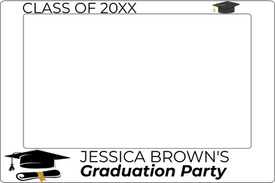 Custom Selfie Frame Graduation Party